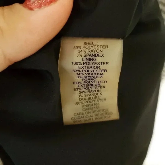 KARL LAGERFELD X ITALIA INDEPENDENT Dress Size 12 Houndstooth Print Knee-Length - Picture 7 of 12